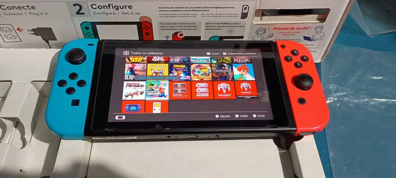 Nintendo Switch V2 Desb Entrego Anápolis Goiânia Pego PS4 - Foto 3