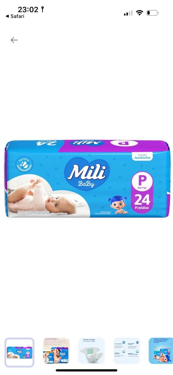 Fralda Mili P