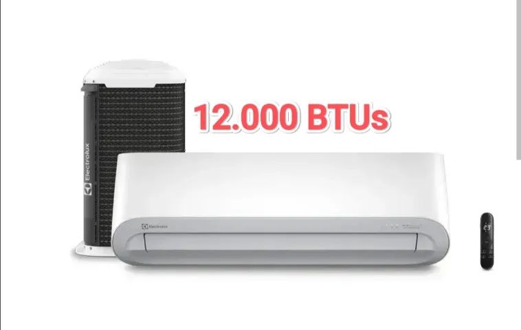 Ar Split Electrolux 12000 BTUs + Novo + Nota + Garantia + Cartão 12x*!!!  