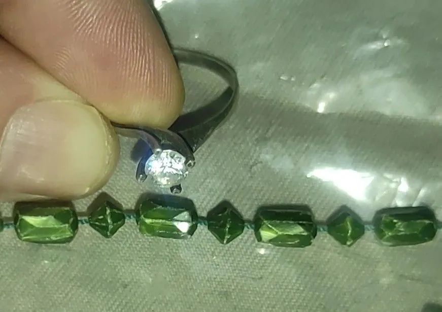 Aliança com diamante  - Foto 2
