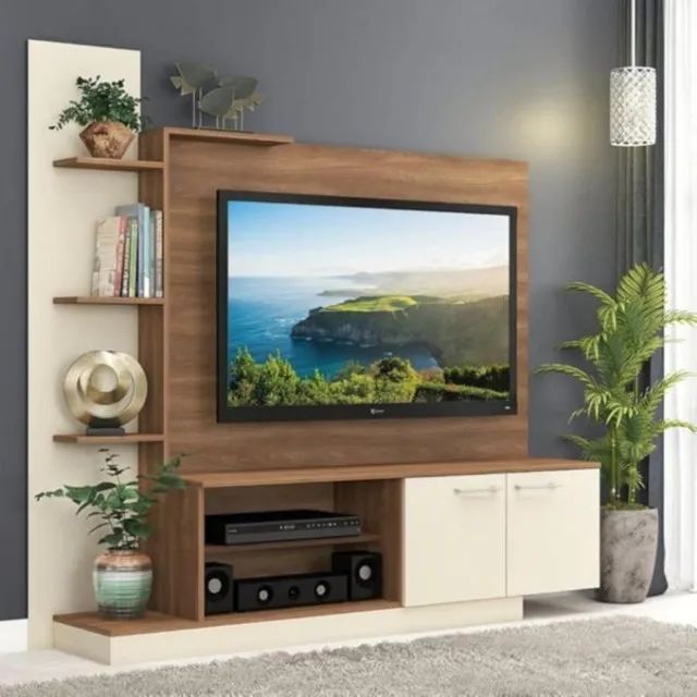 Home Theater para Tv até 55 Polegadas com Nichos 2 Portas Dividimos Em Até 10x Sem Juros