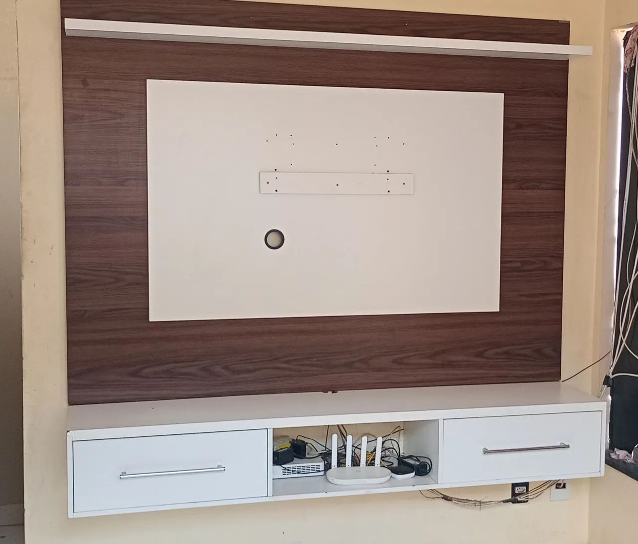 Vendo painel grande para tv com rack - Foto 2