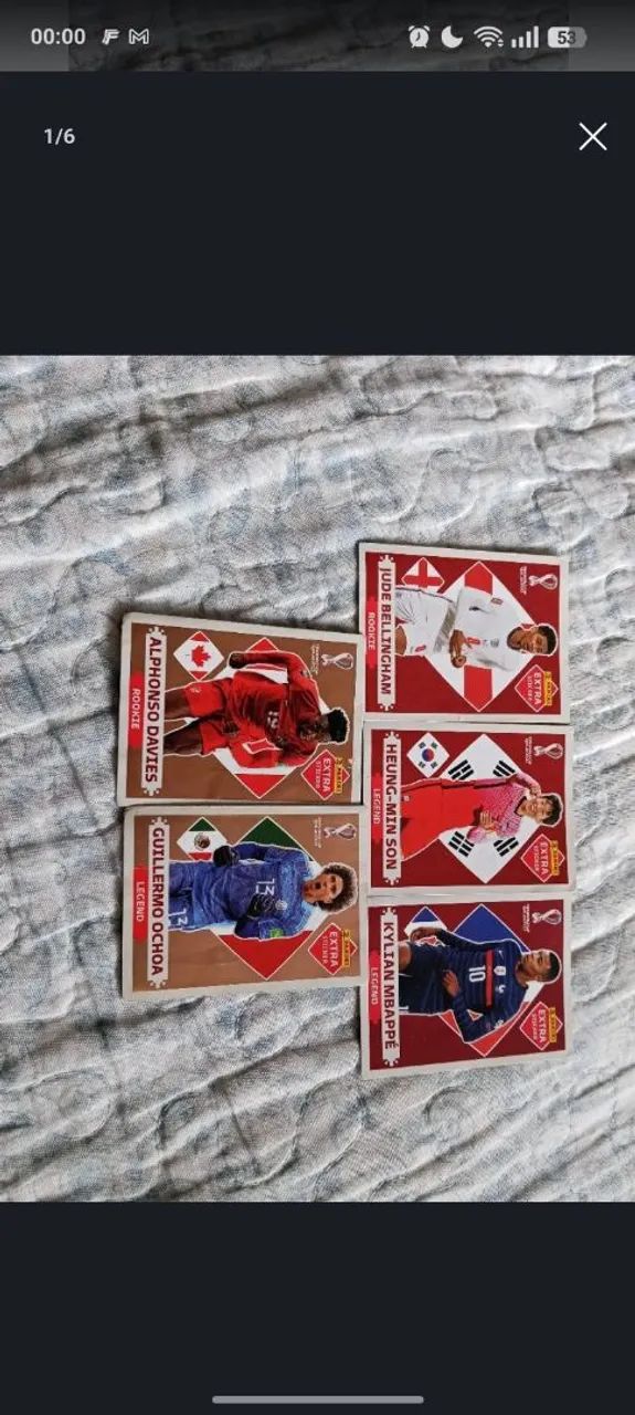 Figurinha legend copa do mundo 2022