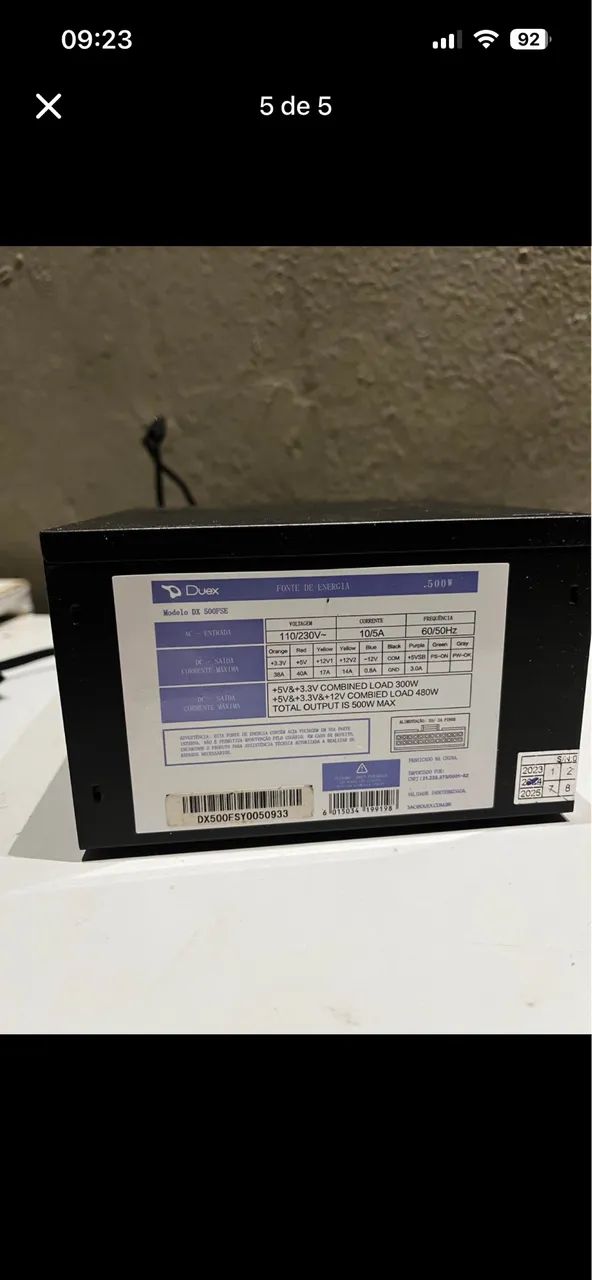 Fonte 500w - Foto 3