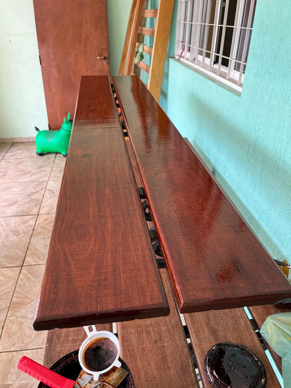 Mesa de madeira  - Foto 4