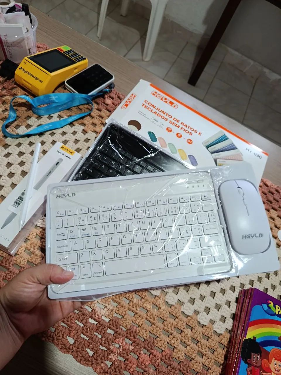 Kit Teclado+ mouse + caneta  - Foto 5