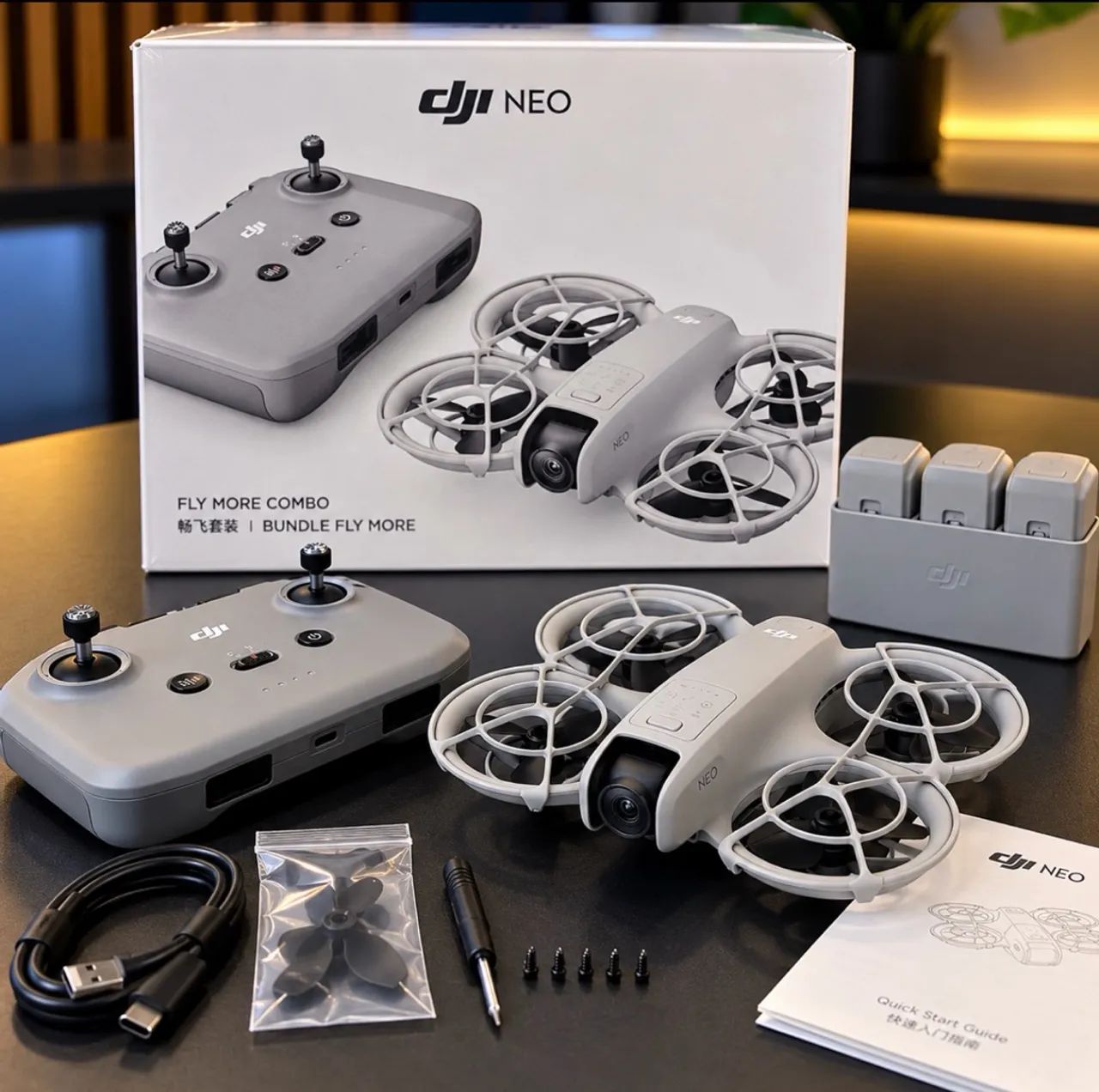 DJI Neo Combo + Controle | 3 Baterias | Completo