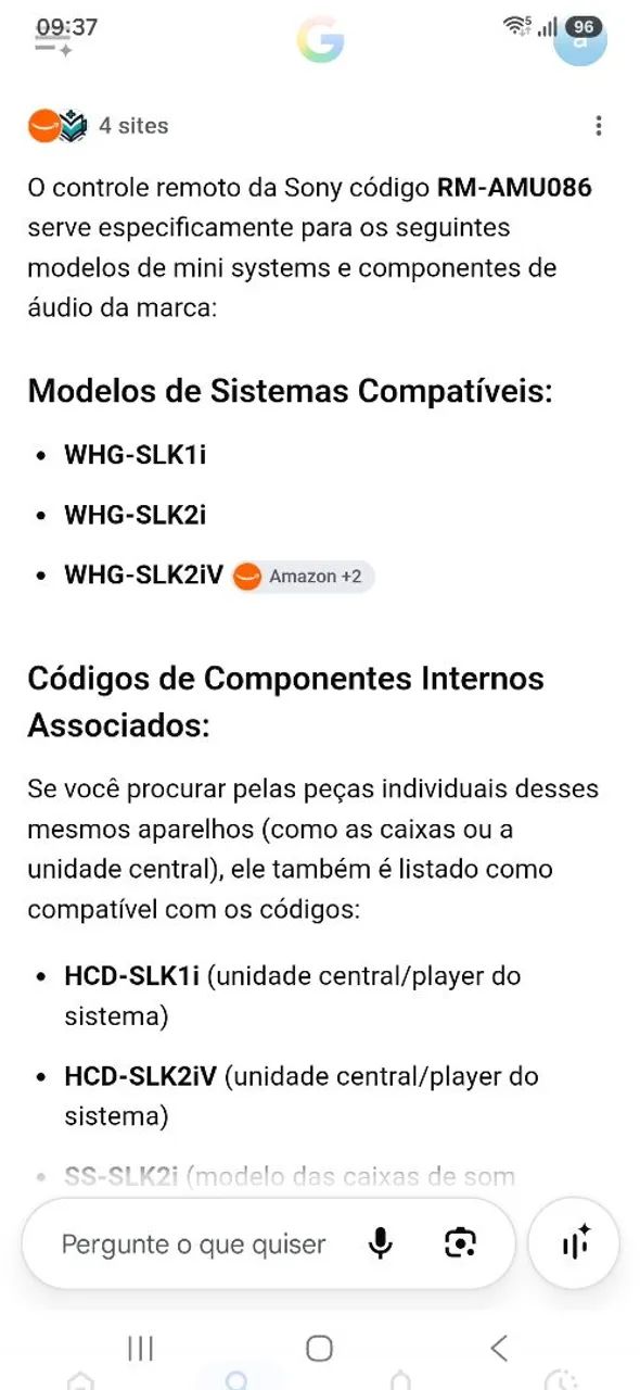 Controle Remoto Original System Sony  - Foto 2