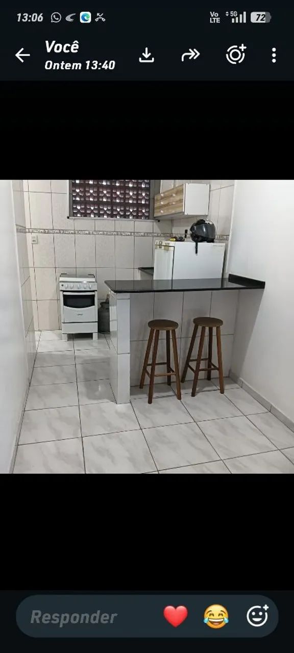 Alugo kitnet mobiliada na Murta 