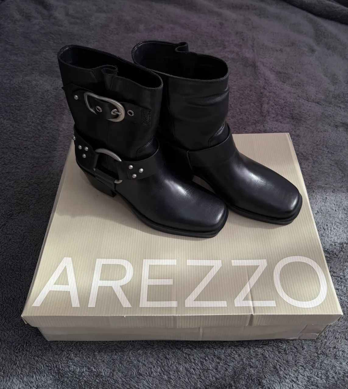 Bota Feminina Couro Legitimo Arezzo, 34 - Foto 4