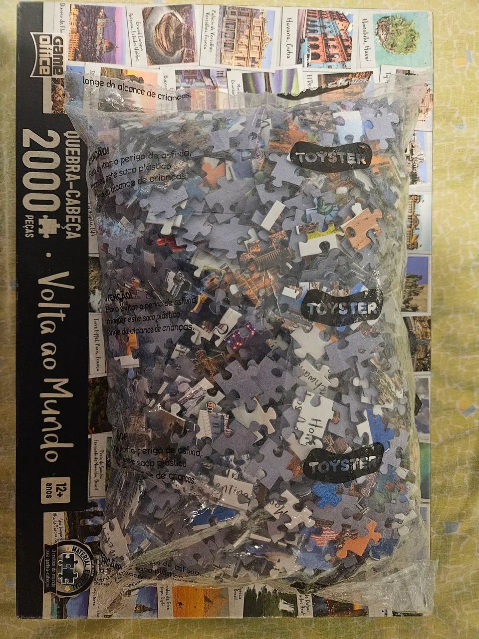 Quebra cabeça Volta ao Mundo 2000 peças  - Foto 2