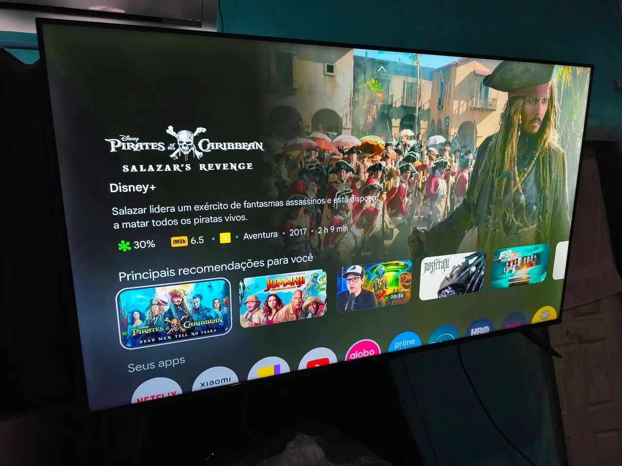 Smart tv 4k TCL 55 polegadas novinha - Foto 4