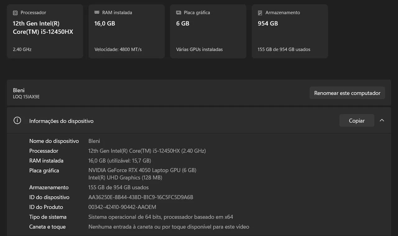 Notebook Lenovo LOQ-E RTX 4050 - Foto 3