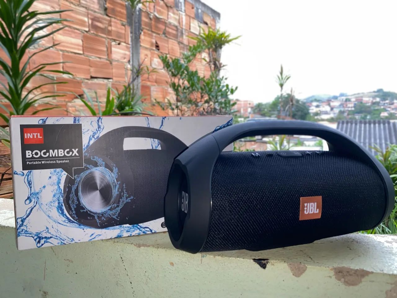 Caixa de som Bluetooth estilo boombox - Foto 2