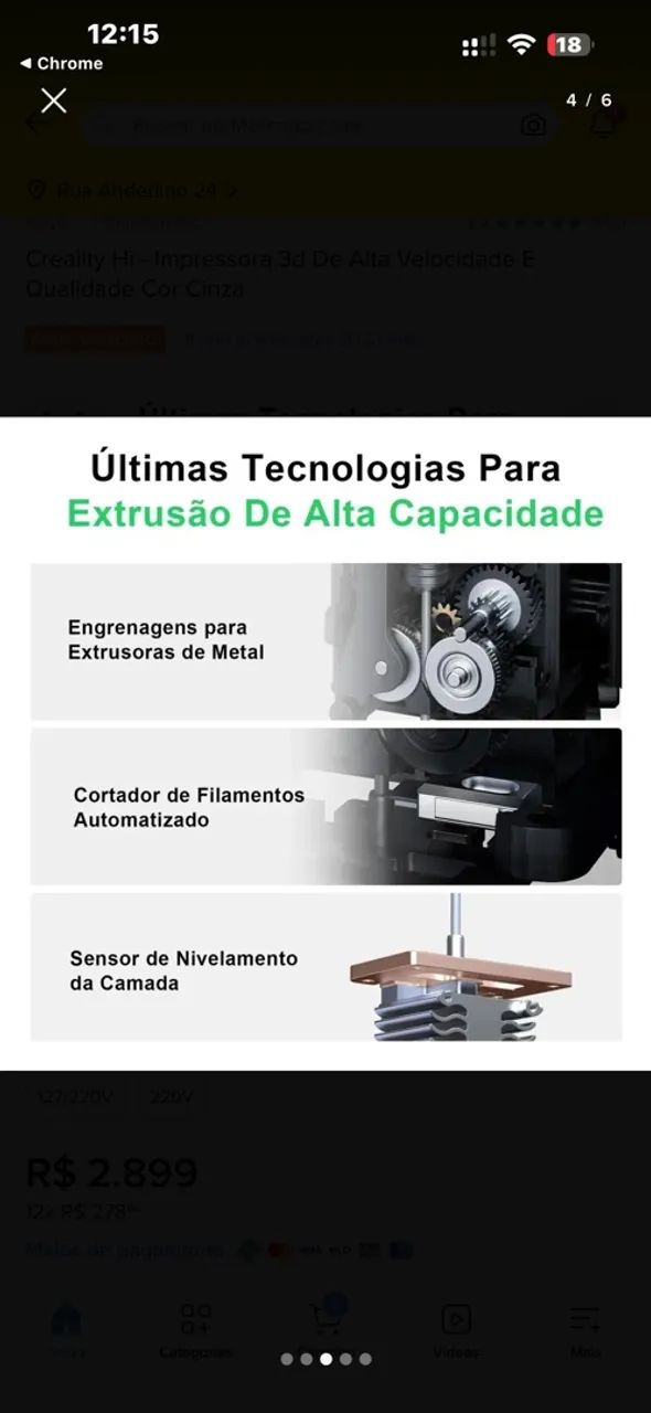 Creality hi impressora 3D - Foto 4