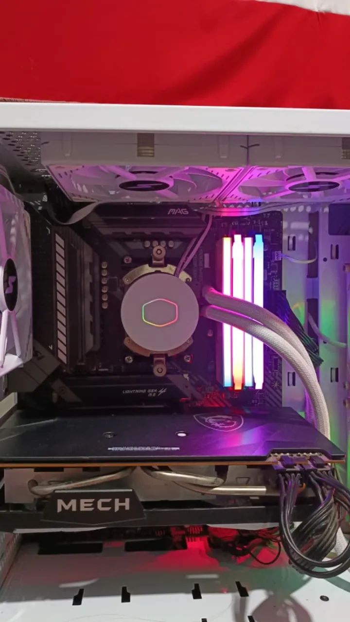 Processador AMD Ryzen 7 5700X +Placa Mãe: Placa-Mãe MSI MAG B550 