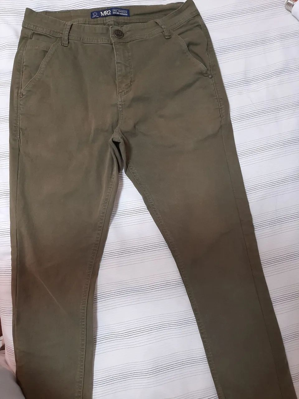 Calça verde de brim MR2 - Foto 2