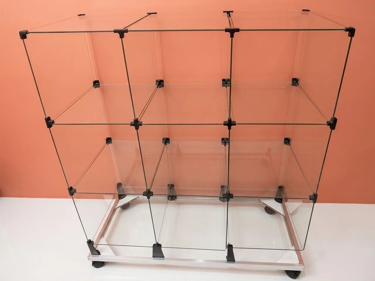 Vitrine de vidro média 