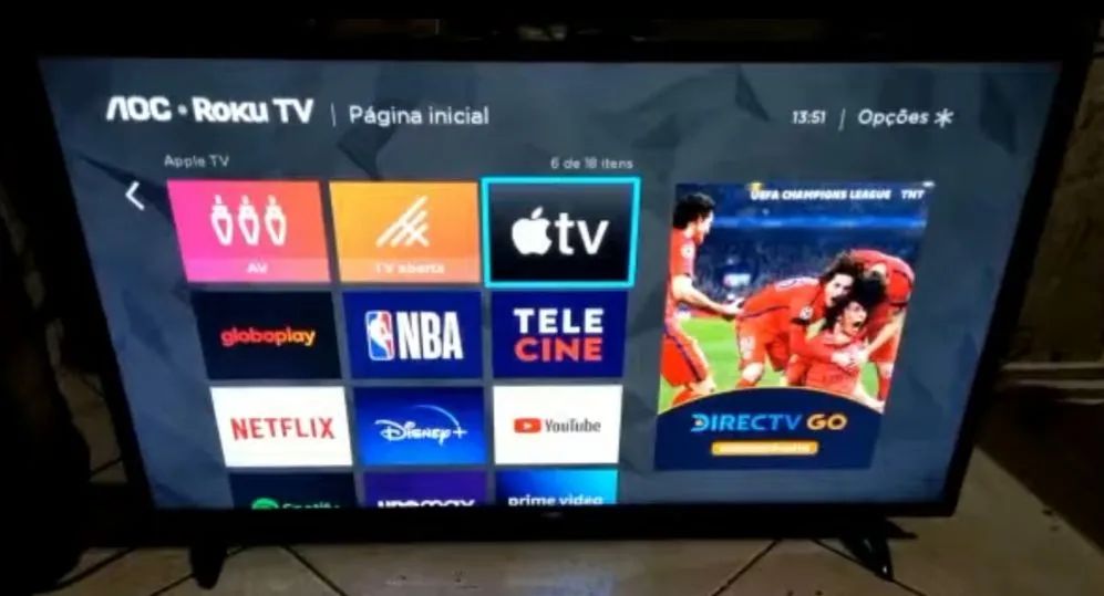 TV AOC roku 32 polegadas  - Foto 2