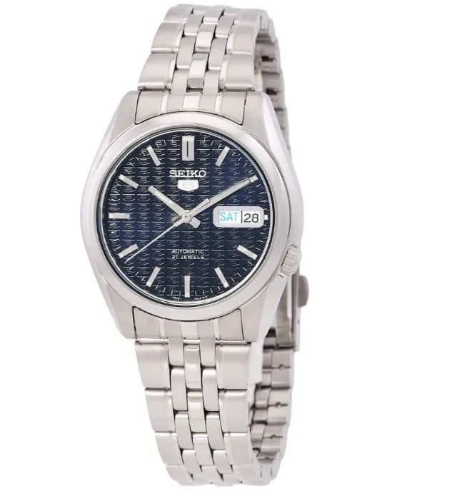 Relógio Seiko 5 Midnight SNK357 38mm de caixa - Foto 4
