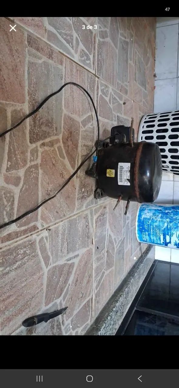 Vendo motor de geladeira funcionando perfeitamente 