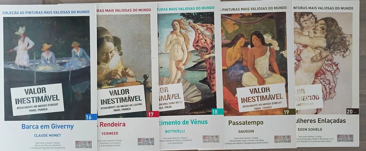 Coleção: As Pinturas Mais Valiosas do Mundo - Revista Caras + HSBC. - Foto 4
