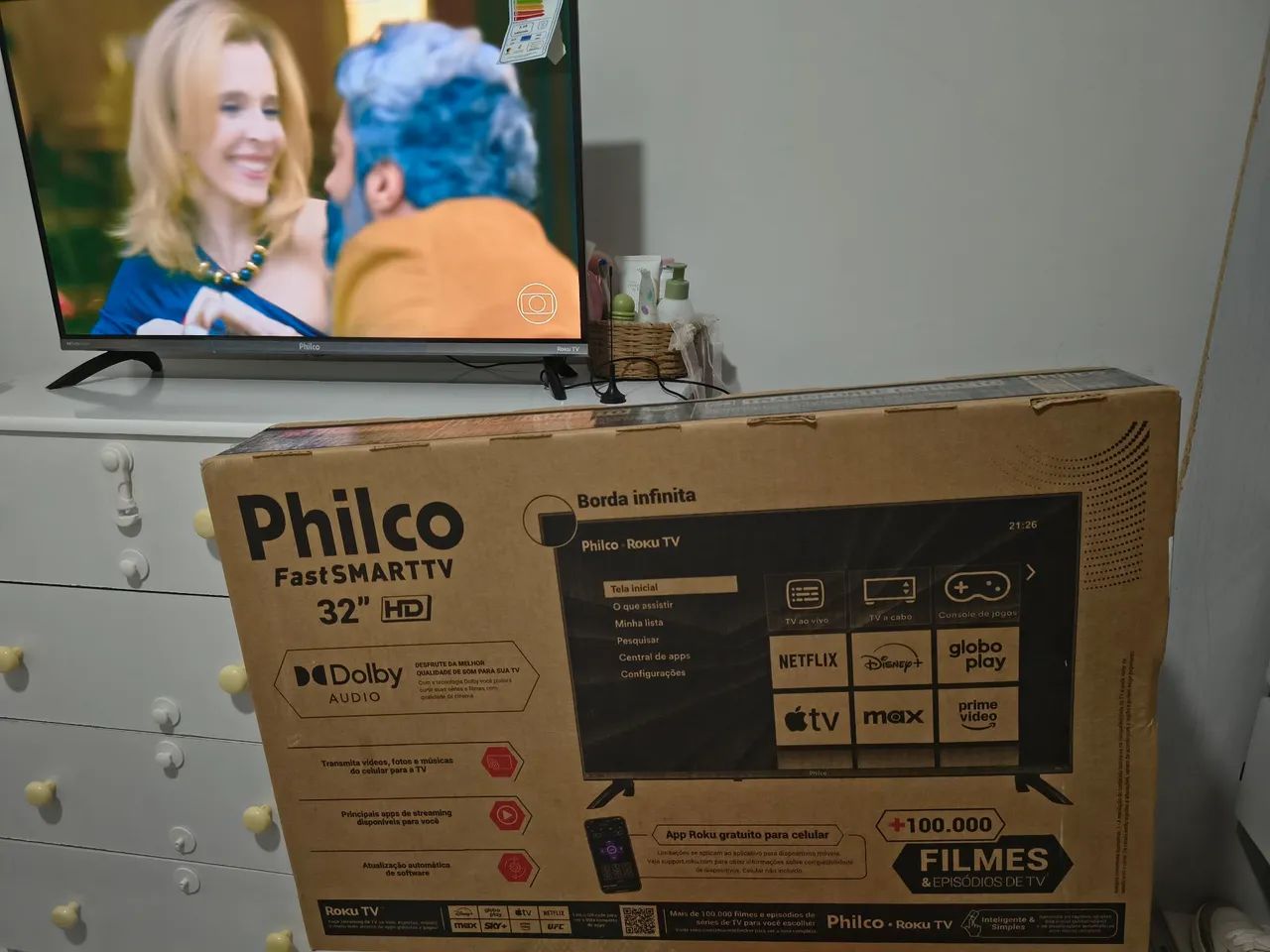 Vendo tv nova na Caixa  - Foto 4