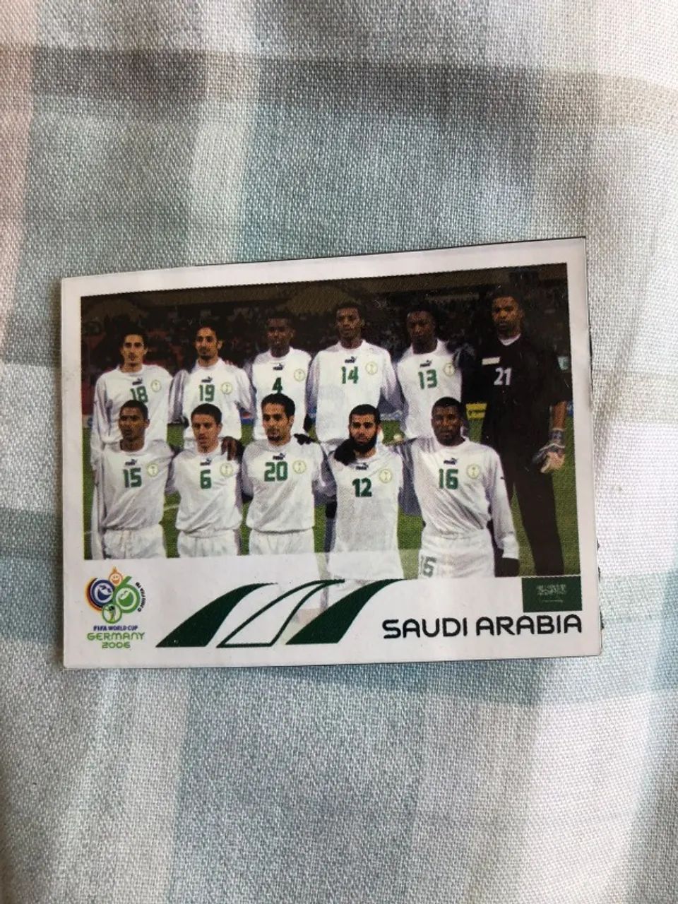 Figurinhas Seleção da Arábia Saudita 2006 - Recortadas  - Foto 2
