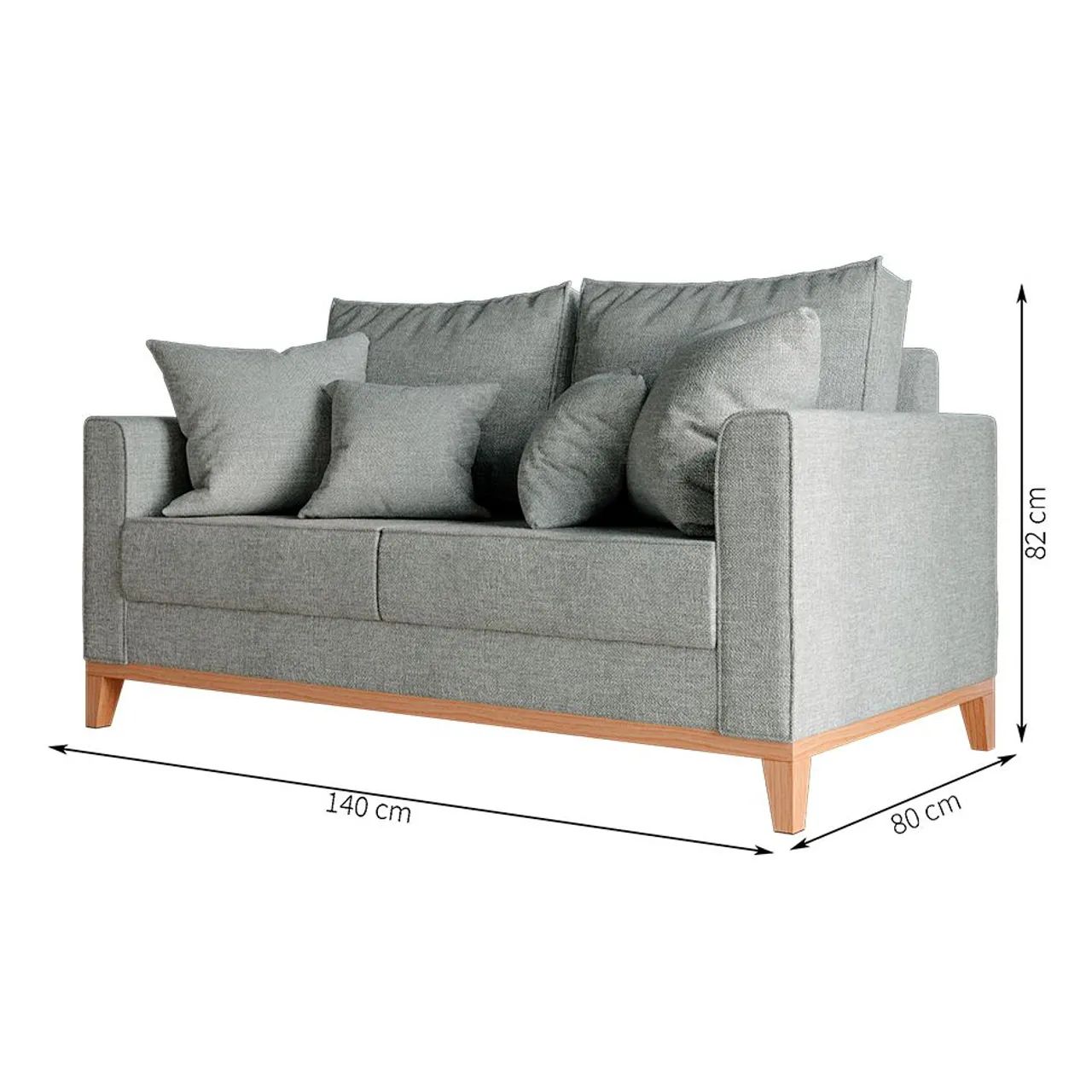 Sofa mobly de linho  - Foto 2