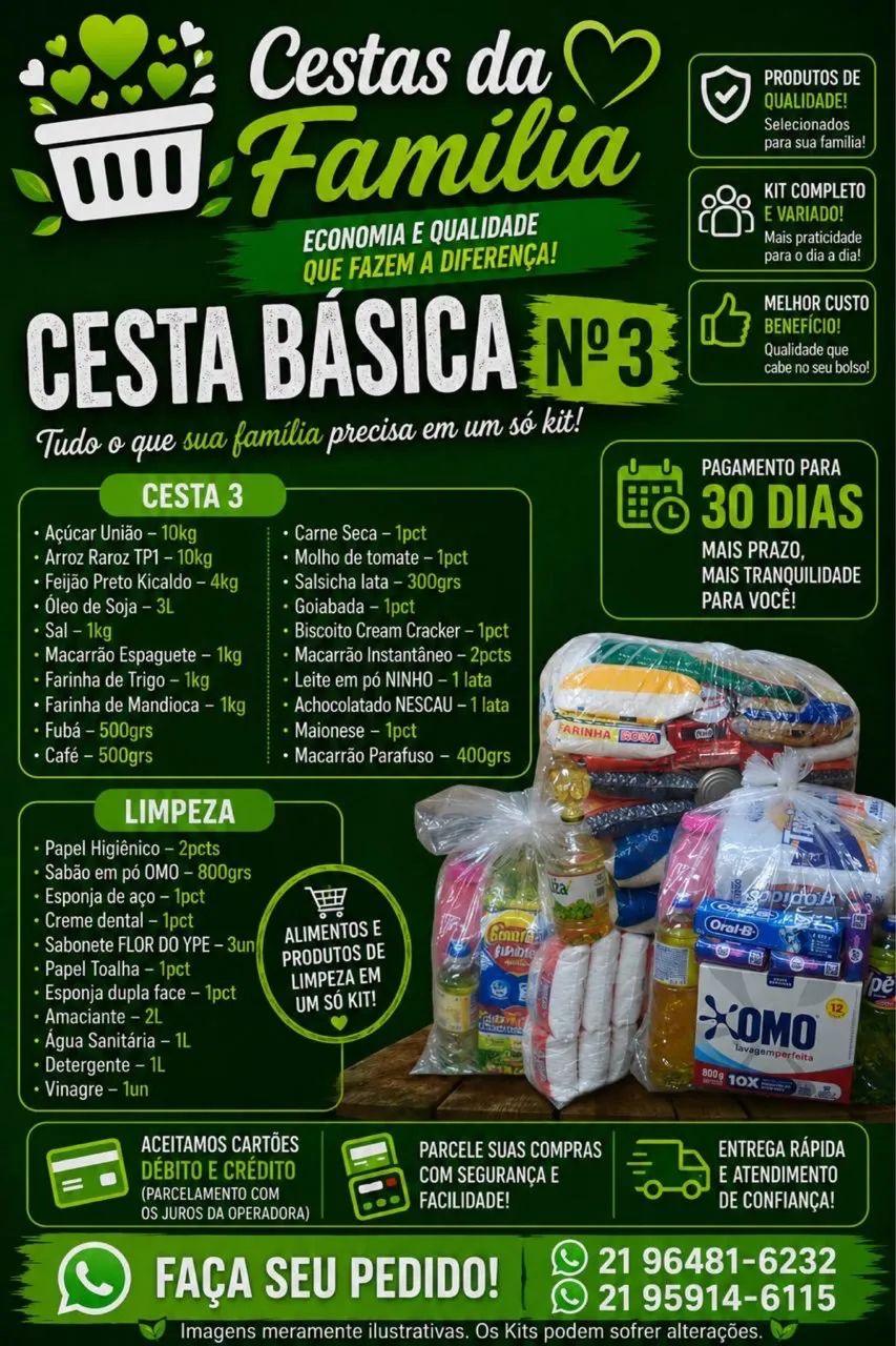 Cesta da família. - Foto 5