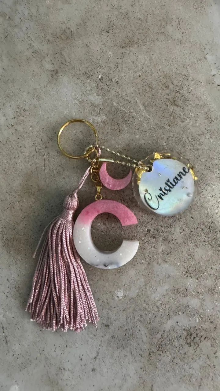 CHAVEIROS DE RESINA PERSONALIZAVEIS