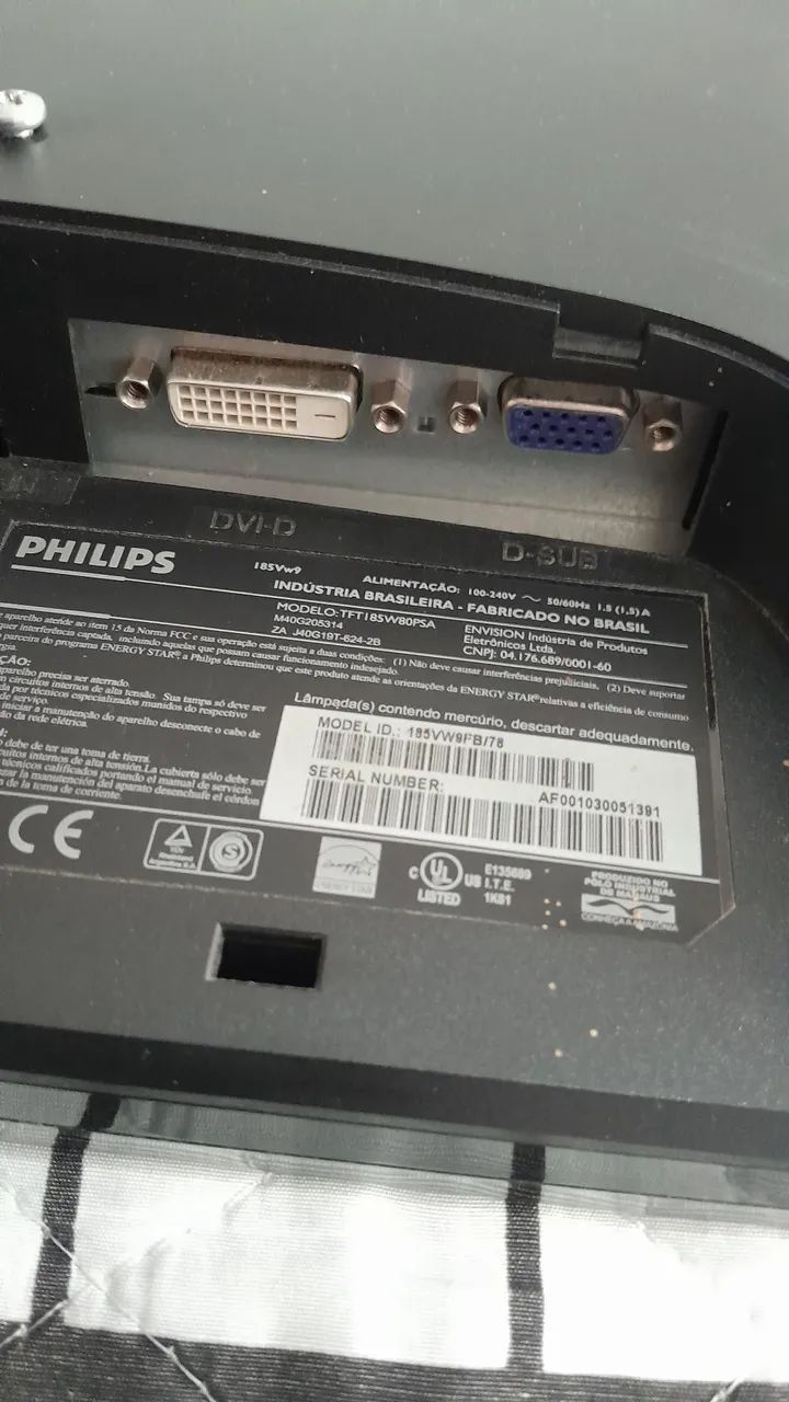 MONITOR 18,5 POLEGADAS PIHLIPS 185VW - Foto 2