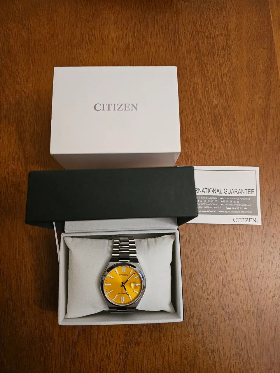 Citizen tsuyosa 40mm amarelo - Foto 3