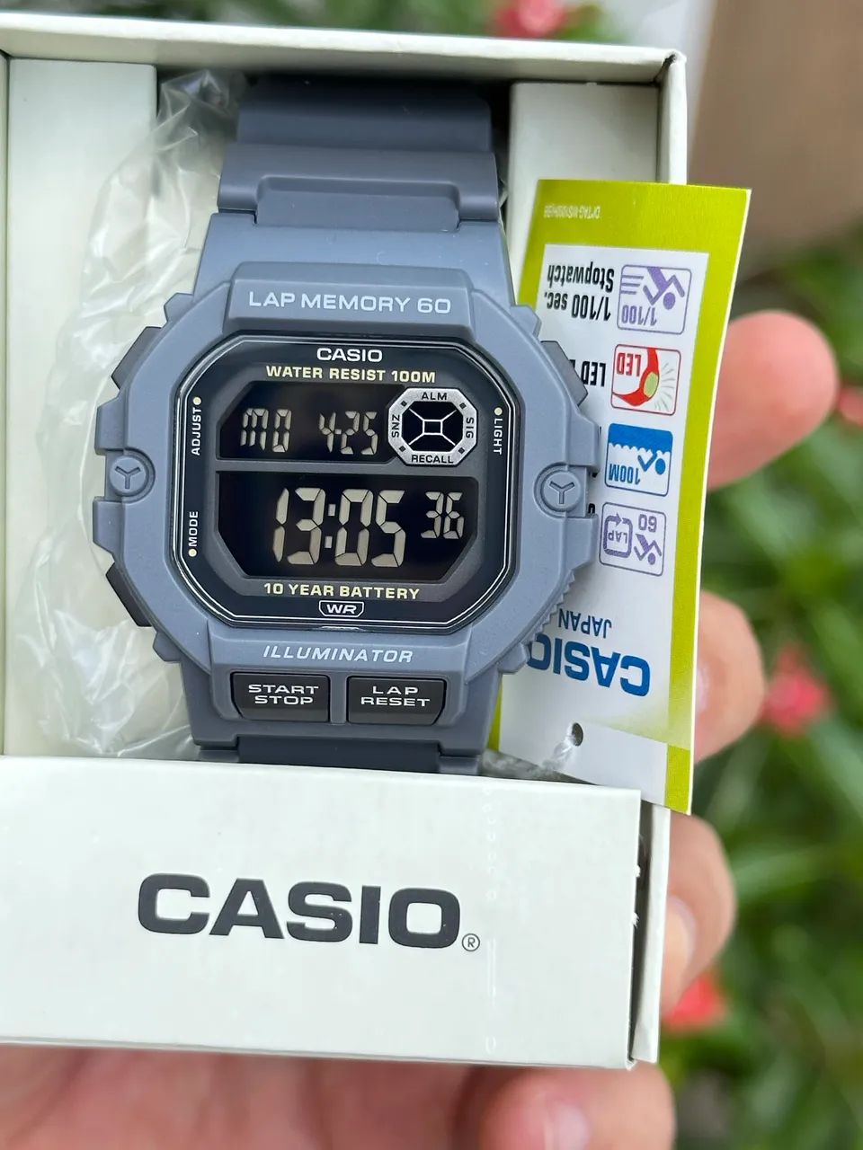 Relógio Casio WS-1400 44mm novo