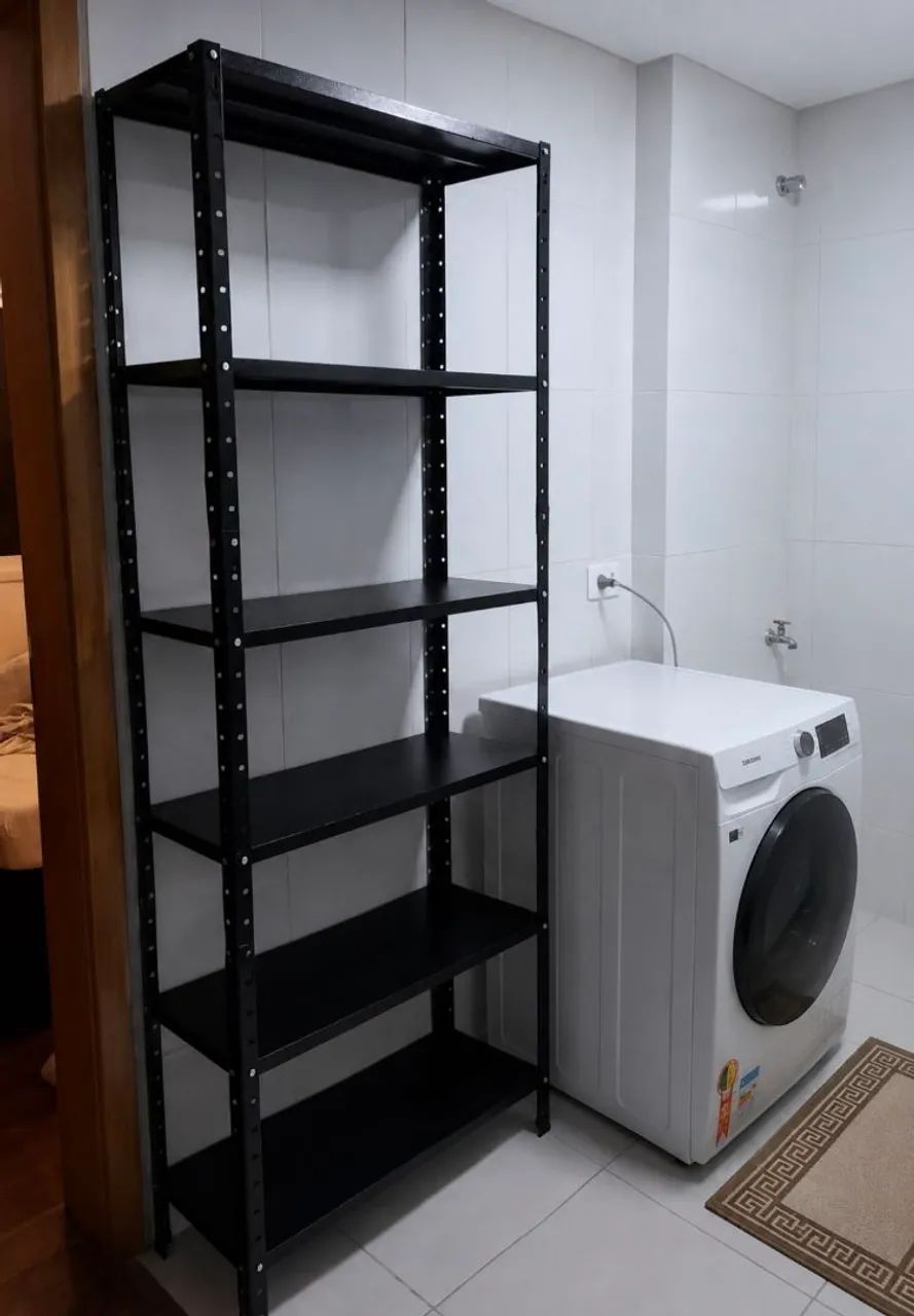 Reinforced Steel Shelving Unit, 70 cm Width × 30 cm Depth