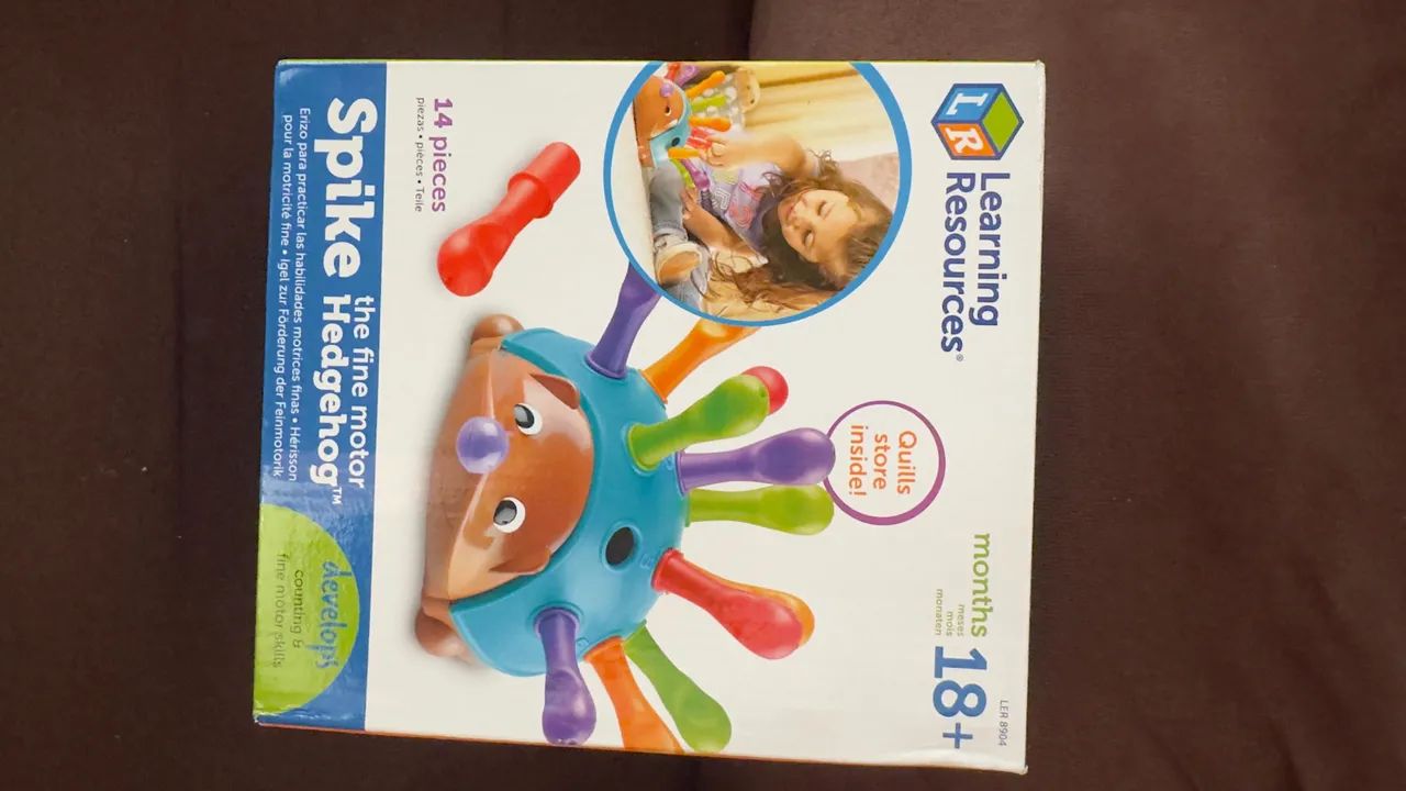Brinquedo Educativo Spike Hedgehog Learning Resources Coordenação Motora (Na Caixa)
