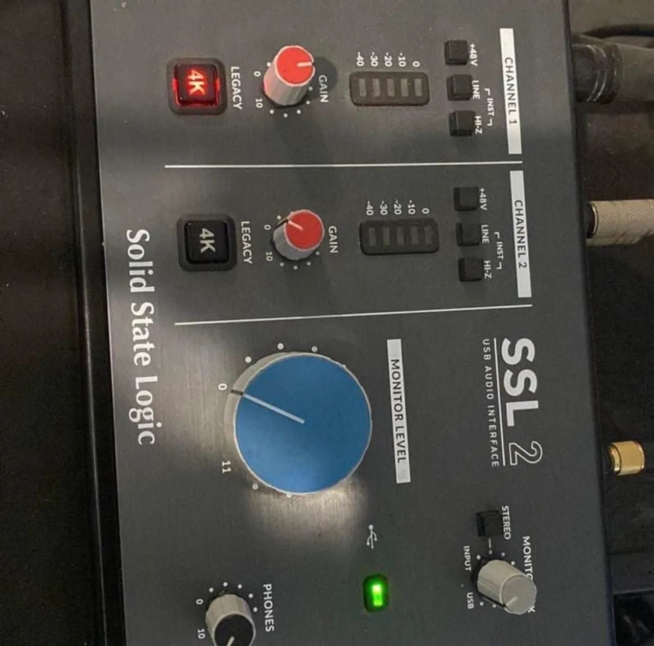 ? Interface de Áudio SSL 2 Solid State Logic - Estado de Nova + Caixa | Oportunidade - Foto 3
