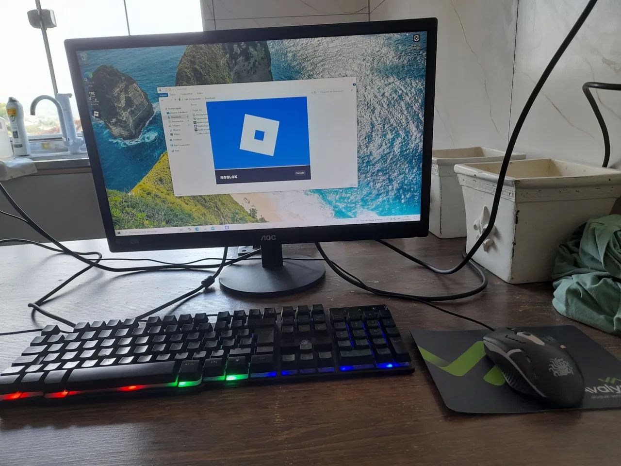 Pc gamer 8gb de ram com placa de vídeo - Foto 3