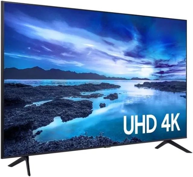 TV Samsung UN43AU7700GXZD - Smart TV LED 43", 4K UHD, Alexa built-in, Bivolt Smart TV LED 
