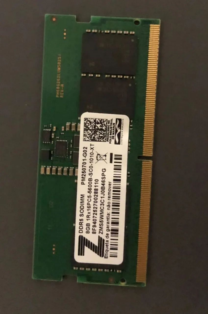 Memória Ram Samsung 
