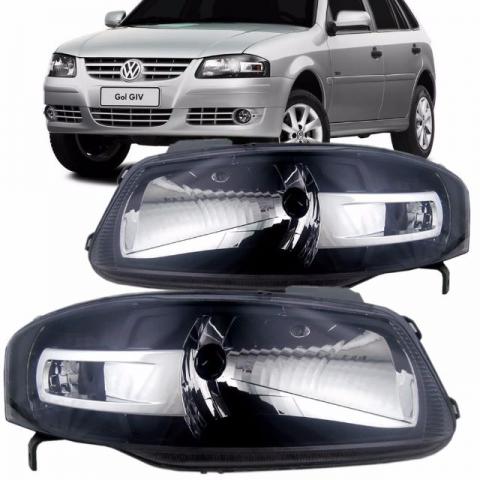 Farol para VW / GOL G4 (mascara negra)
