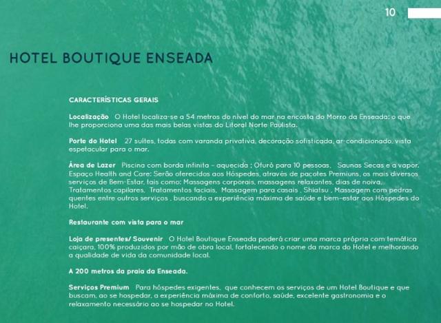 Hotel Boutique- 27 Suítes - Ubatuba - Alto Padrão - Investidores - Foto 6