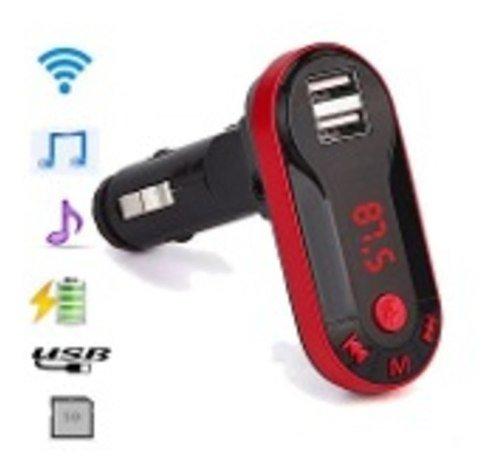 Carregador Carro Adapatdor Bluetooth Transmissor Fm Uber