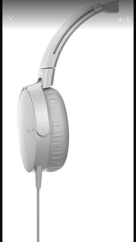 Fone Sony com fio Headphone Extra Bass MDR-XB450 - Foto 2