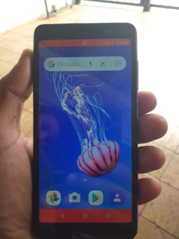 Celular MULTILASER na caixa pouco tempo de uso - Foto 2