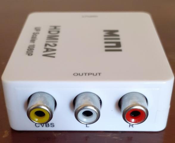 Conversor de HDMI para RCA - HDMI2AV - Foto 3