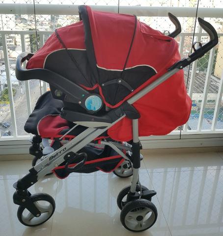 Carrinho + bebê conforto + base isofix Infanti - Foto 2