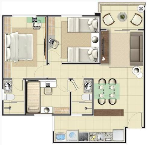 Apartamento residencial com 02 quartos sendo 01 suíte à venda, maraponga, fortaleza. - Foto 16