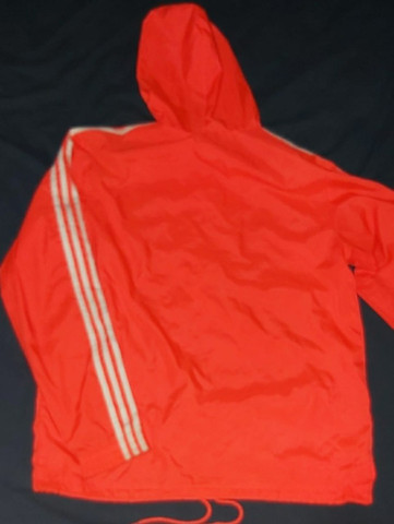 jaqueta corta vento adidas laranja