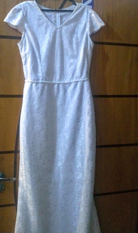 vestido branco olx